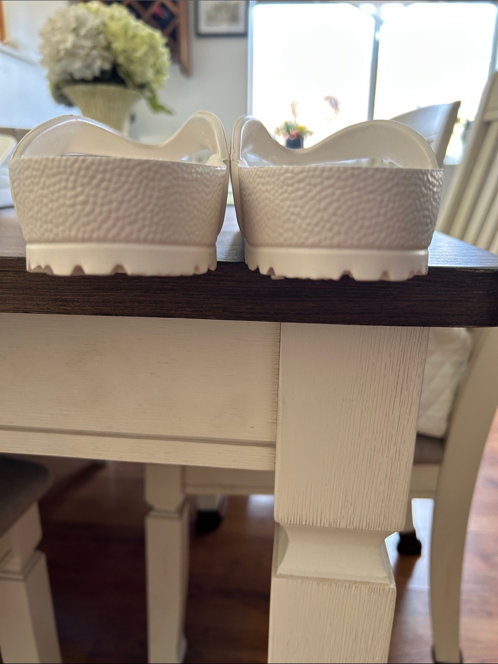 Birkenstock White EVA Thong Sandals - Picture 6 of 7